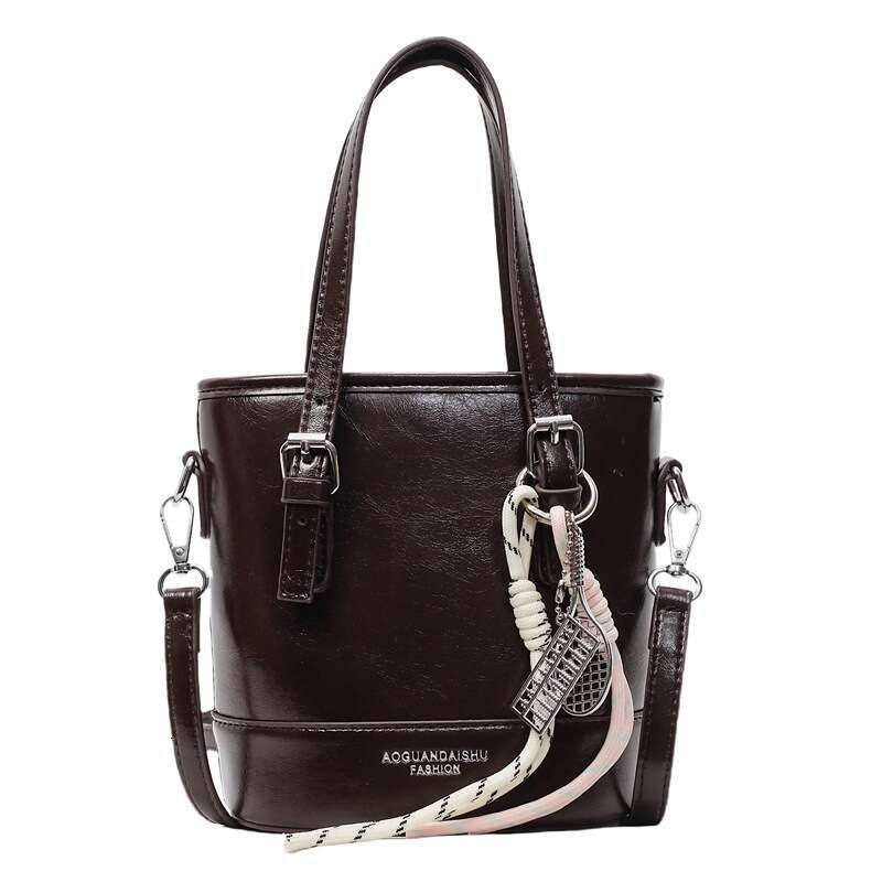 High-end Handbag for Women 2025 New Simple Versatile Crossbody Fashion Trendy Bucket Bag