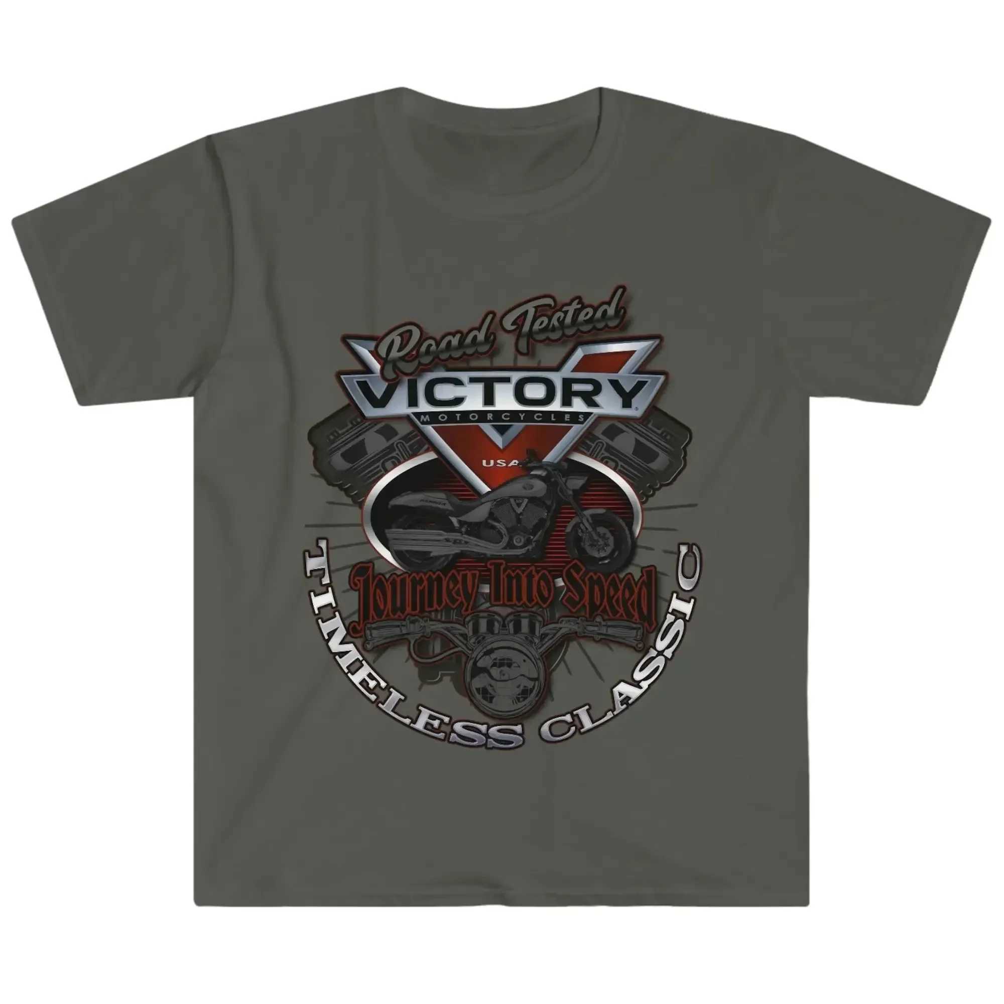 2024 Men T Shirt Casual New Limited Motorcycle Norse Viking Victory or Valhalla Men Dad T-shirt Graphic Streetwear S-3XL W250607