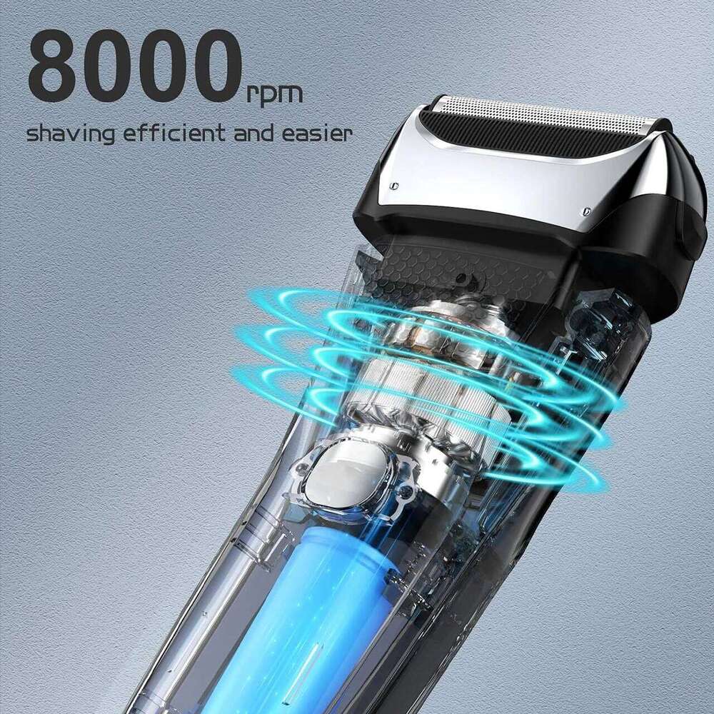 Hatteker Originai Electric Shaver 4D Men Rechargeable Shaving Beard Razor Trimmer Hine For Barber Ht-909