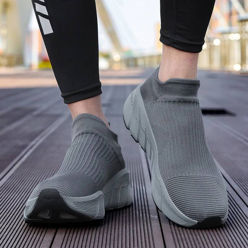 Ddmyoutdoor Classic Original Black Blue Men S Platform Breathable Running Sneakers Unisex Big Size Summer Socks Shoes Trainers Outdoor Shoes