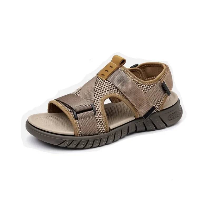 Ddmyoutdoor Sandals Soft Comfortable Non Slip Men High Quality Beach Mens Gladiator Summer Casual Flat Shoes Outdoor Shoes