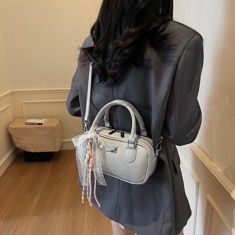 designer High-End Bag for Women Spring Summer Versatile 2025 New Fashion Crossbody Bag Casual Handbag Boston Bowling Bag
