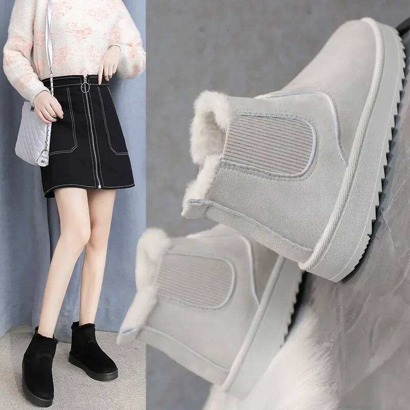 Ddmyoutdoor New Women Thickening Plus Veet Fashion Warm Short Cotton Shoes S Snow Winter Boots Outdoor Shoes