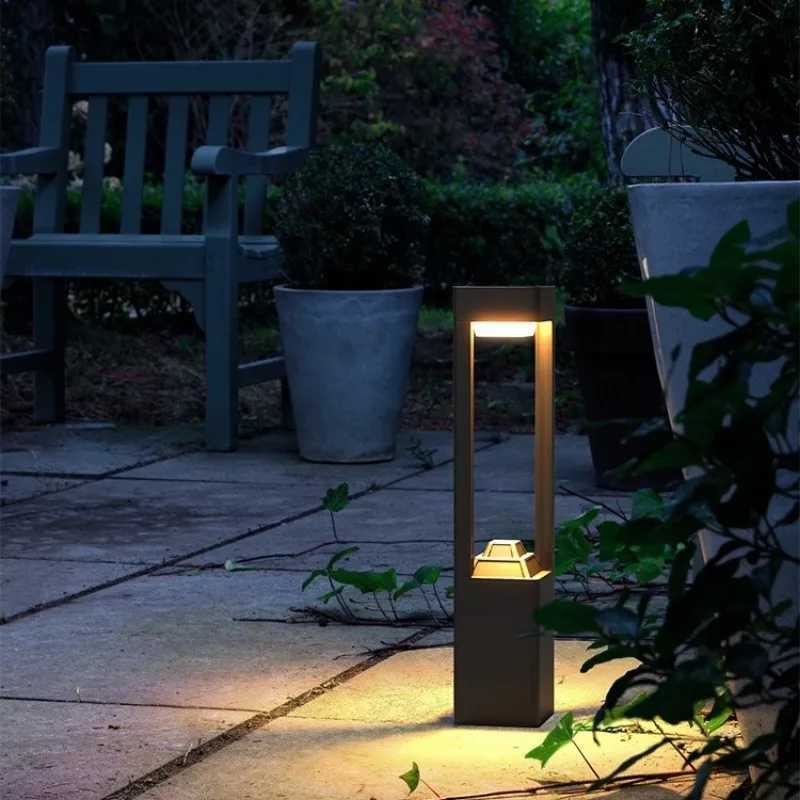 Solar Powered Outdoor Landscaping Path Lights Lawn Light for Garden Yard Patio Terrace W250607