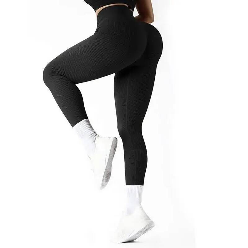 Yoga Pants High Waisted Sport Gym Fiess Leggings Women Seamless Female Legging Tummy Control Running Tights