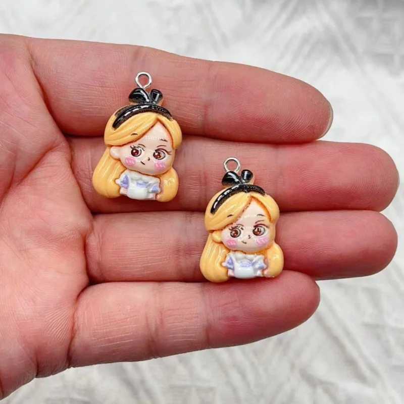10Pcs Cartoon Animal Resin Charms Kaii DIY Decor Accessories Earring Keychain Necklace Trinket Pendant Jewelry Findings charms XJ250607