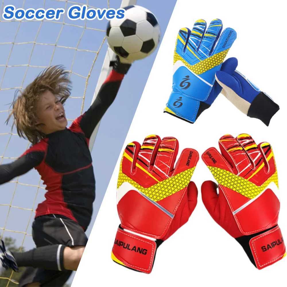 Soccer Goalkeeper Gloves Anti-Slip Football Gloves Sports Training Finger Protection Thick Gloves Kids American Football XJ250606