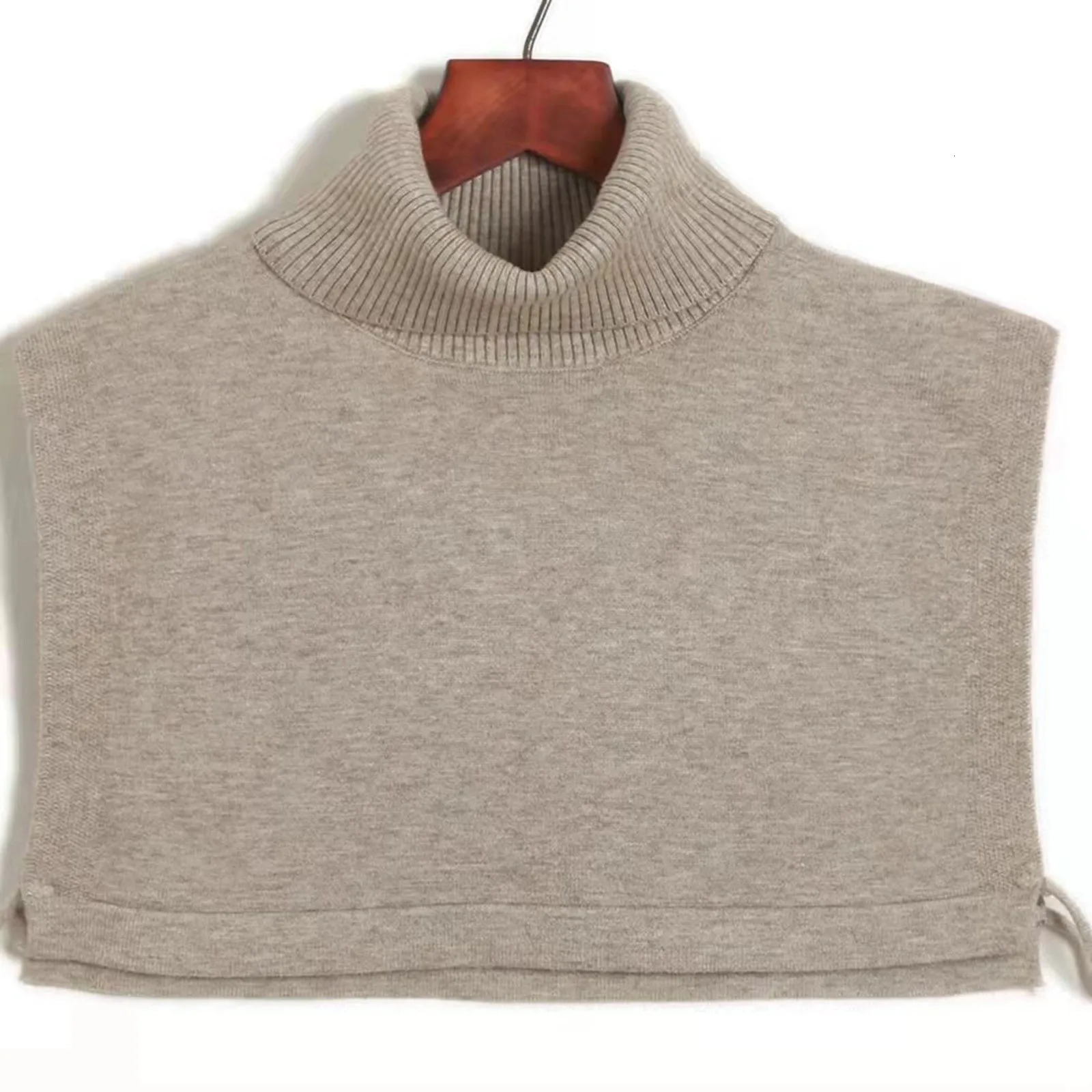 Winter Sleeveless Sweater Knit Pullover High Quality Turtleneck Temperament Commuting Warm Loose Knitted Base 250530