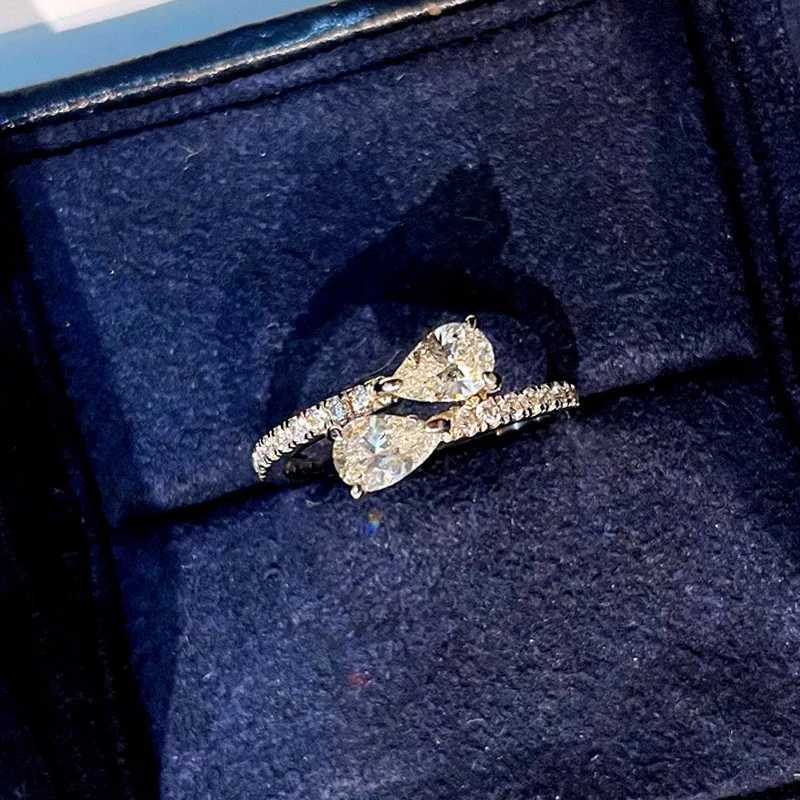 925 Sterling Silver Bright Zirconia Finger Ring Female Accessories Engagement Ceremony Fashion Dainty Chic Jewelry Gifts XJ250606