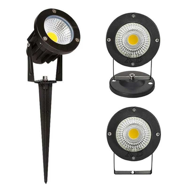 3W 5W 10W LED COB Garden Lawn Lamp Outdoor LED Light Waterproof Lighting LED Light Garden Path Spotlights AC110V 220V DC12V W250607