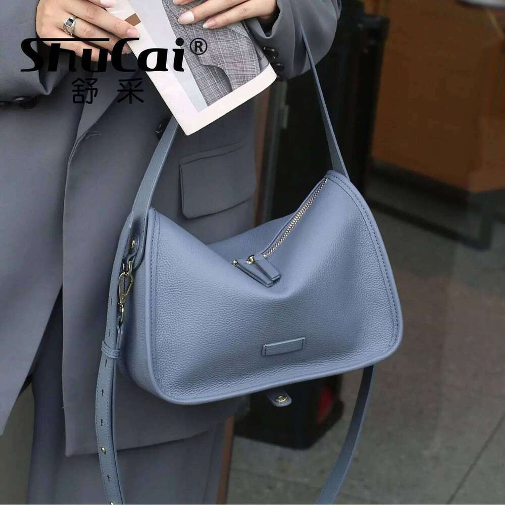 Genuine Ladies Pillow Fashion Large Capacity Single Shoulder Crossbody Soft Leather Designer Bag Handbags 250608