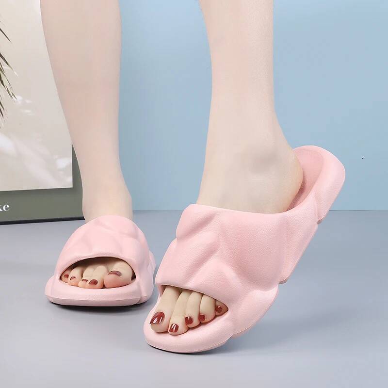 Ddmyoutdoor Men Women Flat Bottom Bathroom Slippers Fashion Soft Sole EVA Indoor Couple Sandals Summer Non Slip Flip Flops Home Shoes Beach outdoor sh