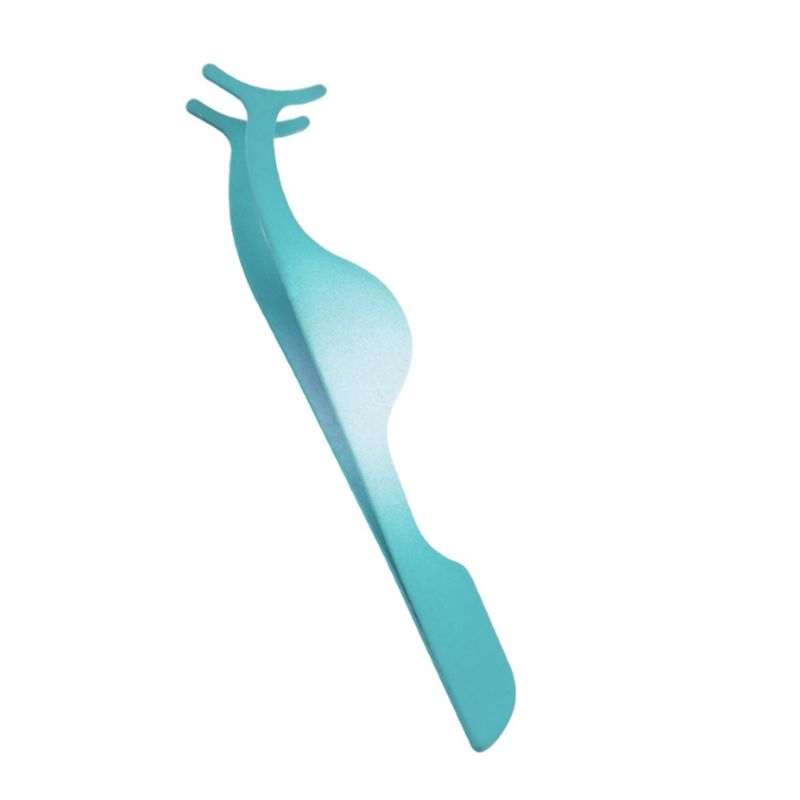 Multifunctional False Eyelashes Curler Tweezers Stainless Auxiliary Eyelash Curler Eye Lash Applicator Clip