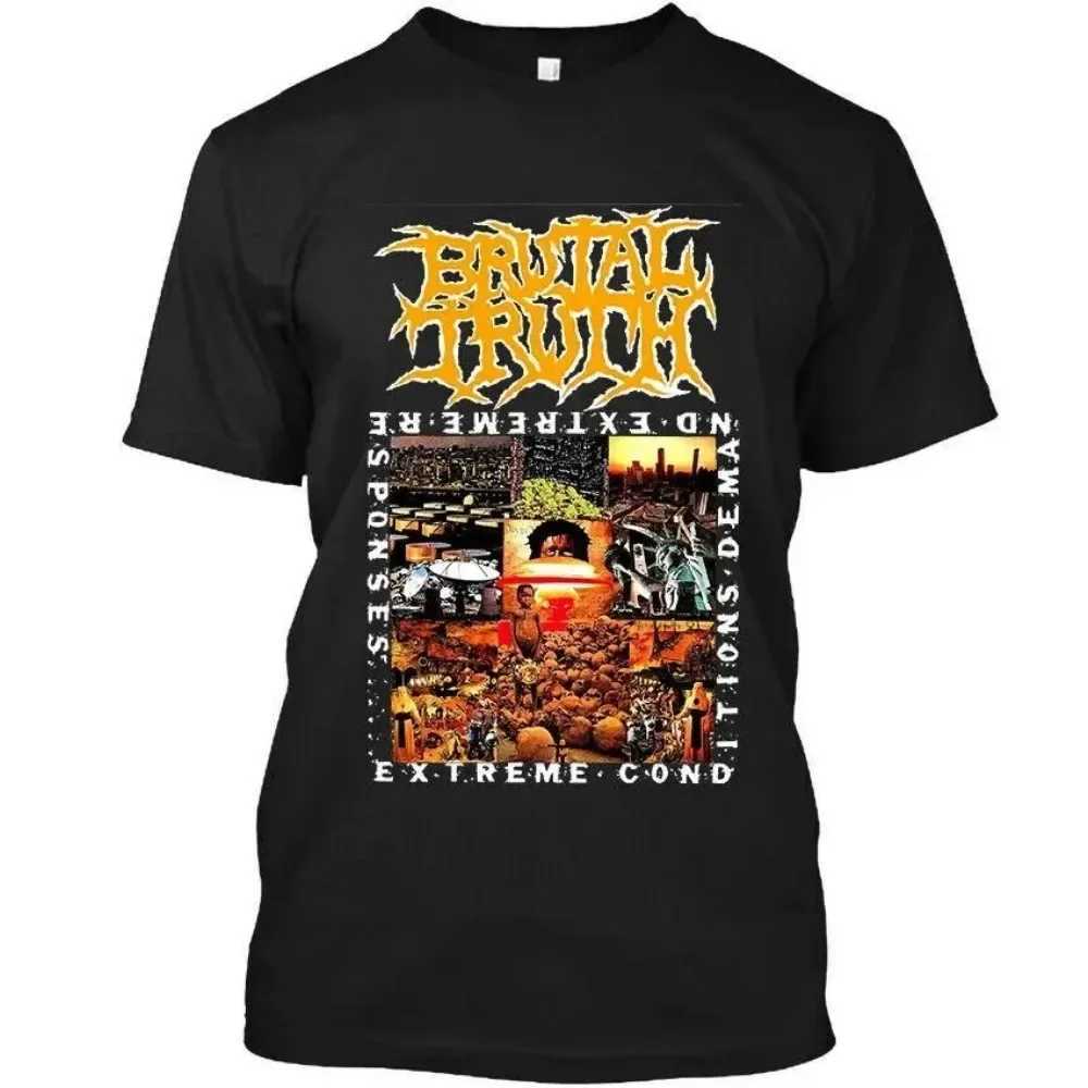 Napalm Death Grindcore Heavy Metal T-Shirt Men Women 00% Cotton Plus Size Printed Oversized O-Neck Streetwear Unisex Tees W250607
