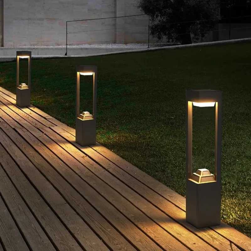 Solar Powered Outdoor Landscaping Path Lights Lawn Light for Garden Yard Patio Terrace W250607