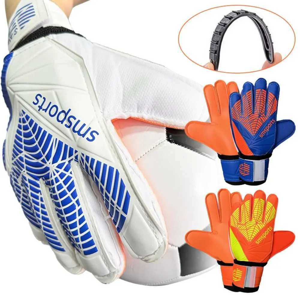 Finger Protection Goalkeeper Gloves Non-Slip Durable Football Goalkeeper Gloves Wear-Resistant Handguard Latex Soccer Gloves XJ250606