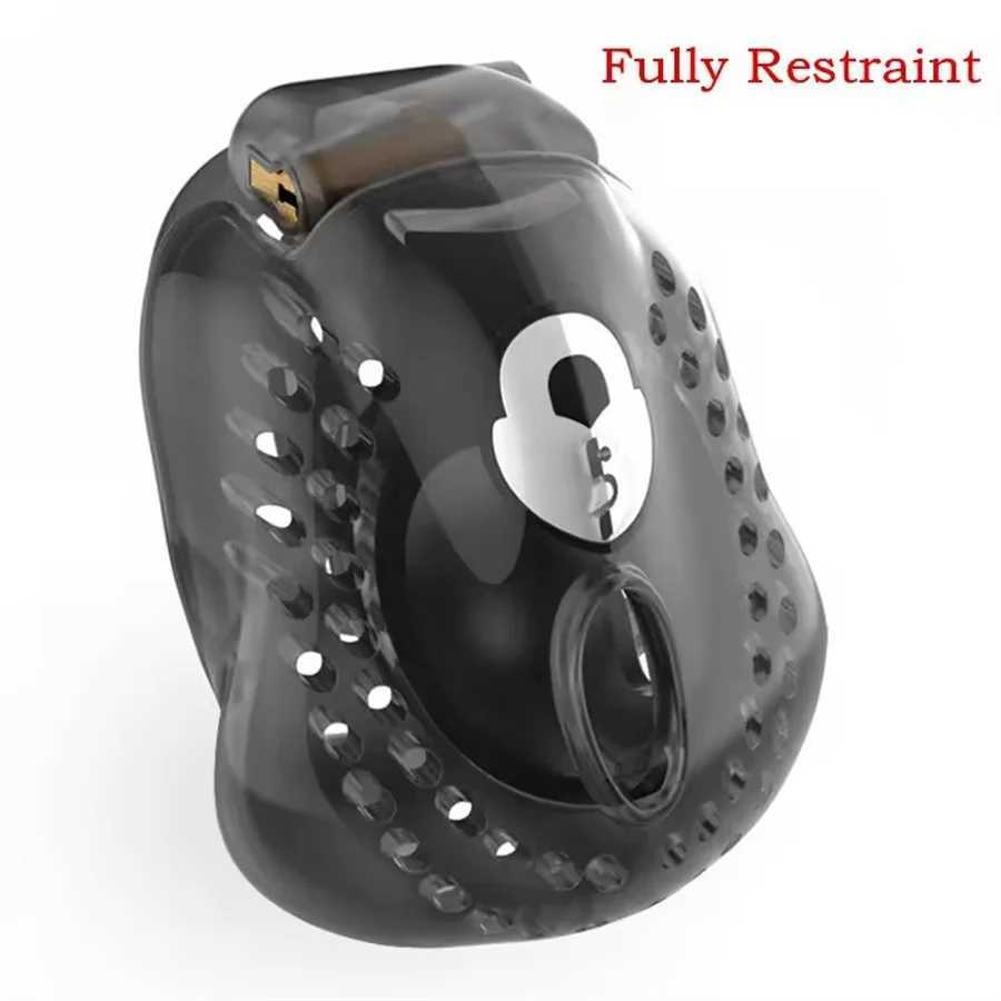 Fully Restraint Bowl Male Chastity Device Cock Cage Penis Rings Chastity Lock Cage Cock Ring Bondage Adult Sex Toys For Men XJ250607