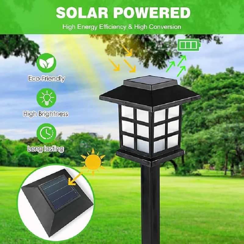 Solar Sidewalk Lawn Light IP65 Waterproof Outdoor Solar Lights For Garden/Landscape/Patio/Driveway/Sidewalk Lighting W250607