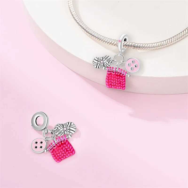 925 Sterling Silver Tailor Sewing Machine Telephone Alarm Clock Charms Pendants Fit 925 Original Bracelets DIY Jewelry XJ250607