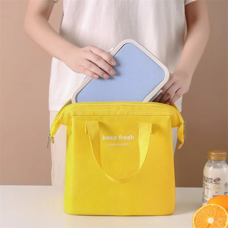 Portable Insulated Thermal Picnic Food Lunch Bag Box Cartoon Tote Food Fresh Cooler Bags Pouch For Women Gift 250606