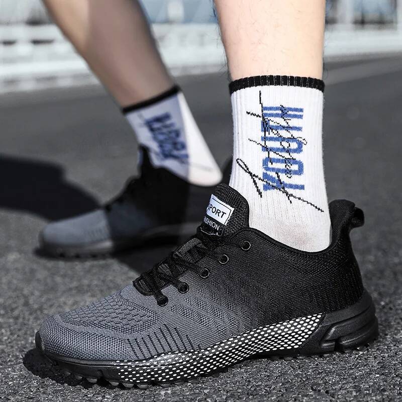 Ddmyoutdoor Hot Sale Cheap Blue Running Man Mesh Breathable Men S Training Sneakers Lightweight Non Slip Sport Shoes Size Outdoor Shoes