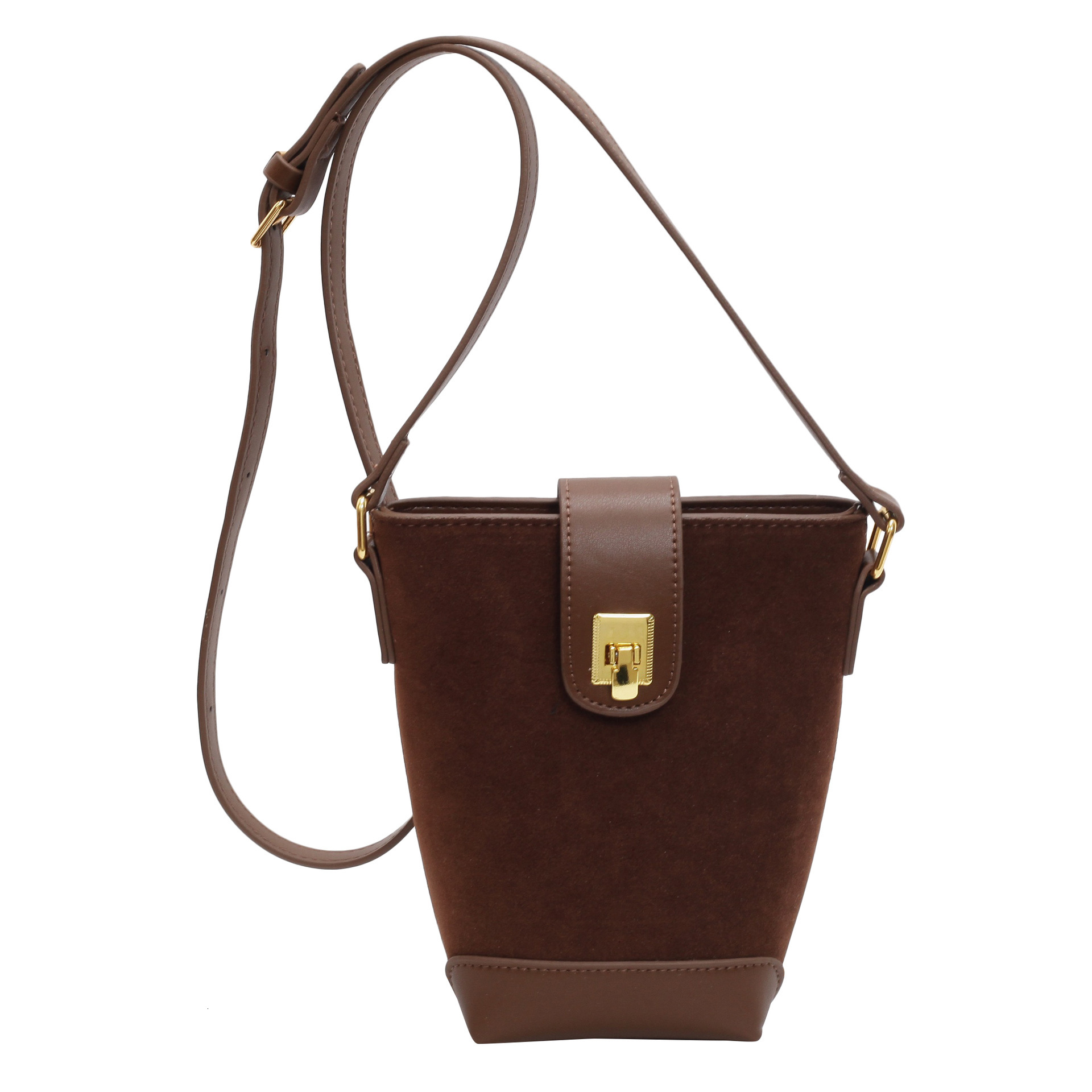 designer Vintage Versatile Bucket Bag for Women Korean Style Niche Simple Casual Shoulder Bag 2025 New Trendy Fashion Crossbody Bag