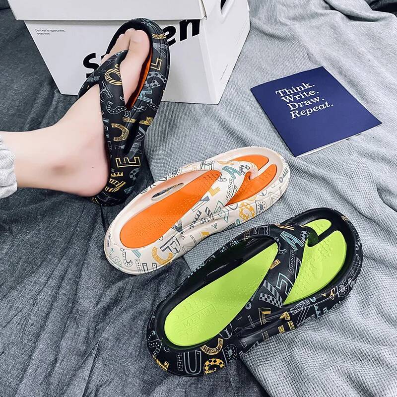 Ddmyoutdoor Summer Indoor Outdoor Shoes Beach Casual Slippers Soft Sole Platform Slides Men Women EVA Flip Flops Couple Sandals outdoor shoes