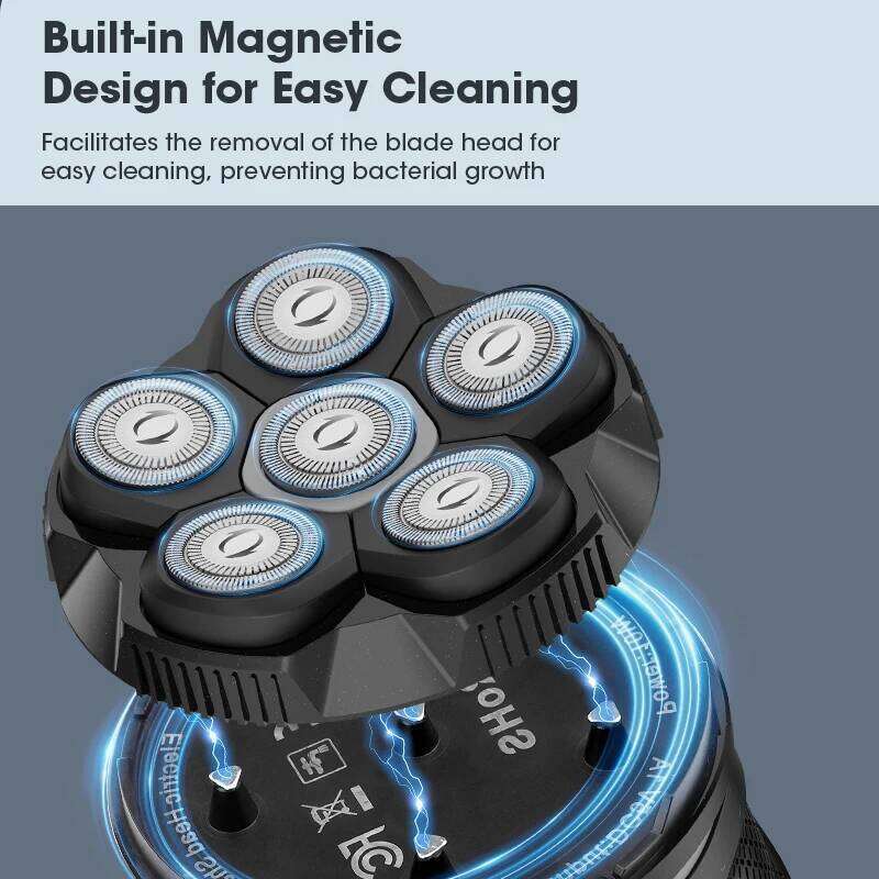 Electric Head Shaver Beard Trimmer Razor Body Hair Cutting Epilator Removal Shaving Barber Hine Professional Man Clipper