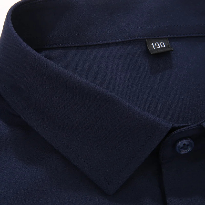 Men Shirt White Short Sleeve Oversize 6XL 7XL 8XL 10XL 12XL Plus Size Formal Summer Fashion Black Social Casual Dress Shirt 250606