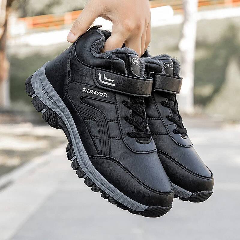 Ddmyoutdoor Ddmyoutdoor Men S Snow Women Slip On Winter Waterproof Comfortable Ankle Boots Sneakers Plush Hiking Walking Couple Shoes Outdoor Outdoor 