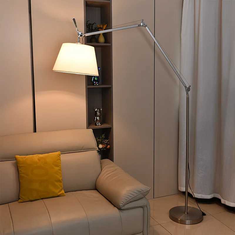 Nordic Long Arm Rocker Floor Lamp for Office Living Room High-end Sofa Designer Bedroom Bedside Lamp Fishing Light W250607