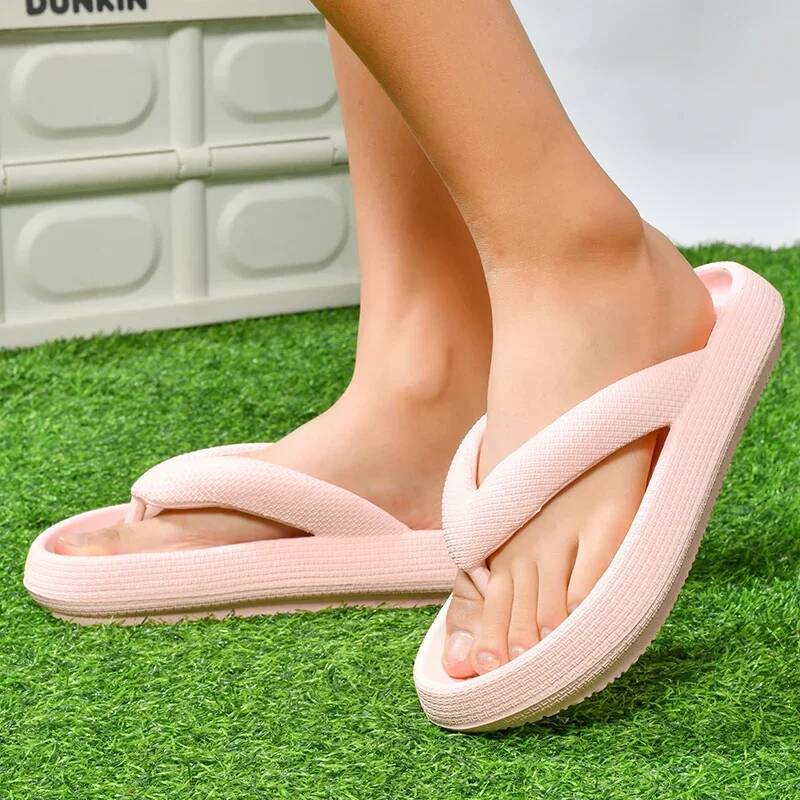Ddmyoutdoor MAEDEF Thick Sole EVA Flip Flops Summer Shoes Couple Slippers Big Size Outdoor Beach Sandals For Men outdoor shoes