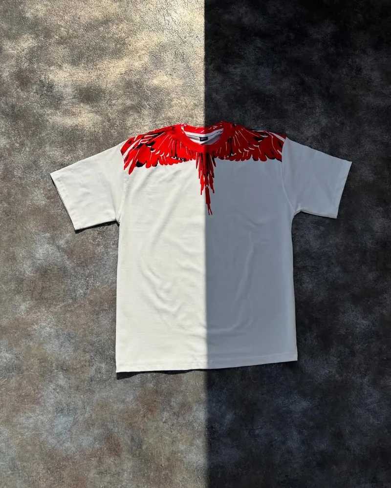 Retro Harajuku Gothpunk Oversized Cotton Round Neck T-shirt Men Y2k 2025 New Summer Casual Fashion Hip-hop Rock Streetwear Women W250607