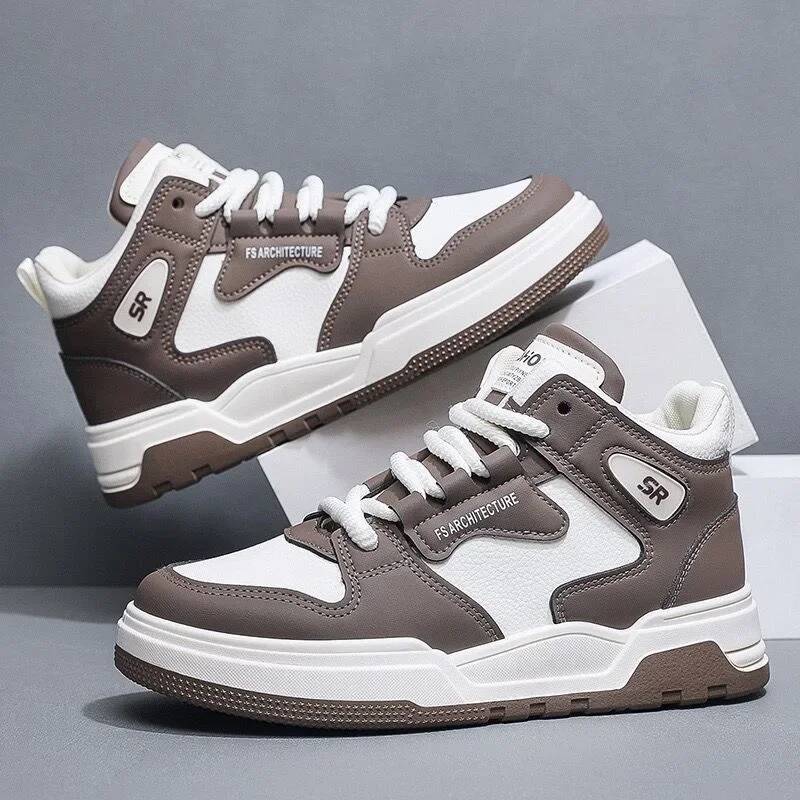 Ddmyoutdoor Men S Sneakers Spring Wear Resistant Skateboard Casual Thick Soled Lace Up Anti Slip Outdoor Running Shoes Zapatillas