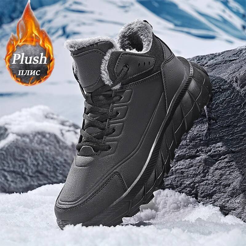 Ddmyoutdoor Men Outdoor Sneakers Winter Comfortable Warm Sneaker Male Footwear Climbing Plush Sports Shoes Size Outdoor Shoes