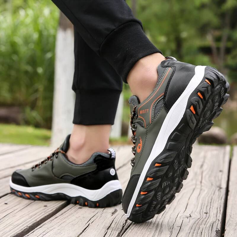 Ddmyoutdoor New Fall Fashion Comfortable Hiking Shoes Leather Waterproof Anti Slip Sneakers For Men Zapatillas Deporte Outdoor Shoes