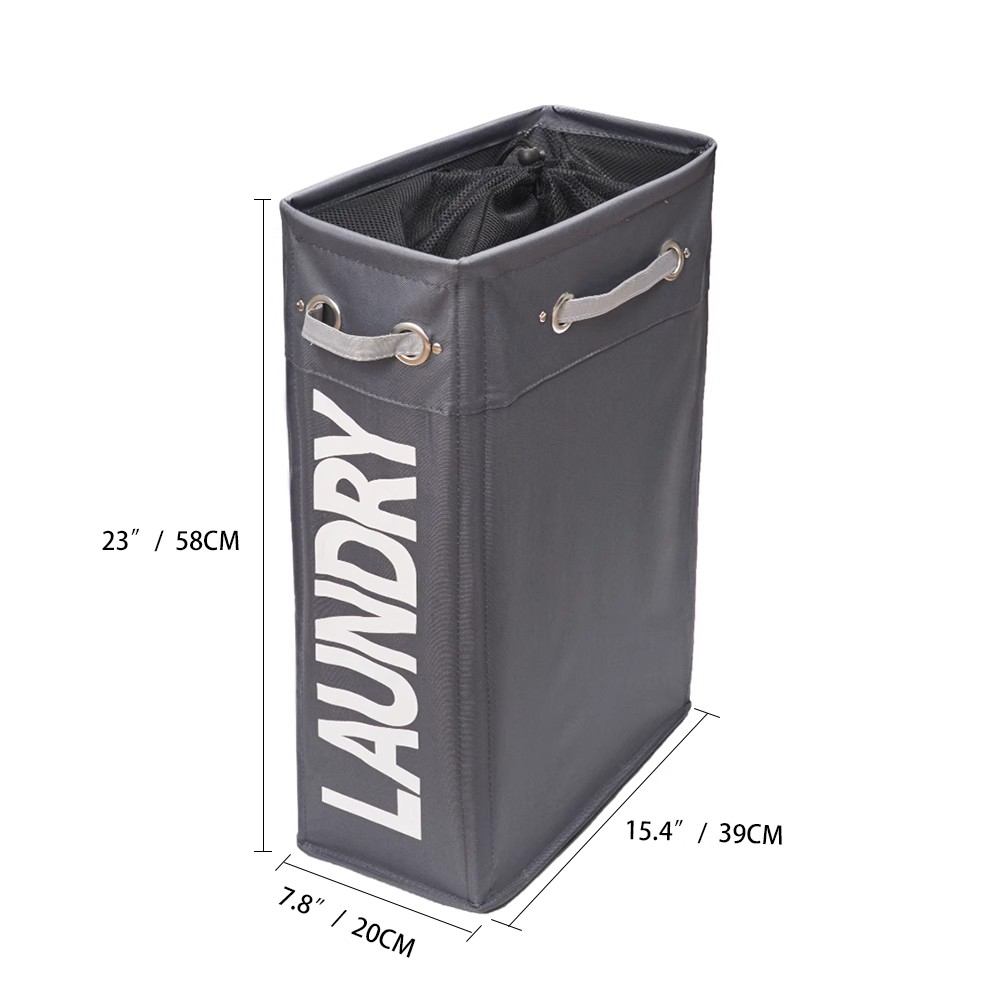 Large capacity small portable dirty clothes basket