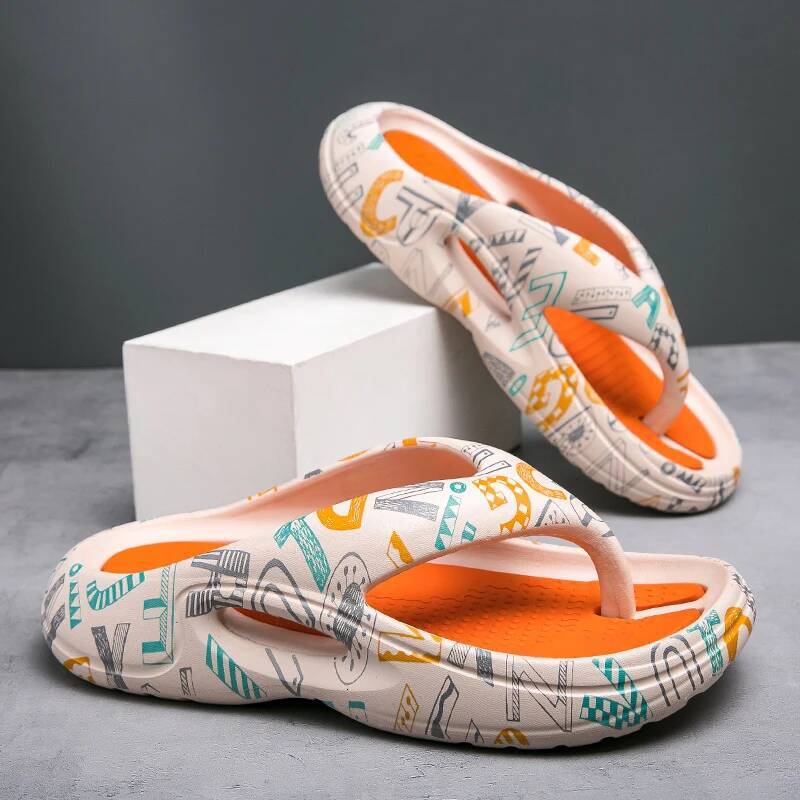 Ddmyoutdoor Summer Indoor Outdoor Shoes Beach Casual Slippers Soft Sole Platform Slides Men Women EVA Flip Flops Couple Sandals outdoor shoes