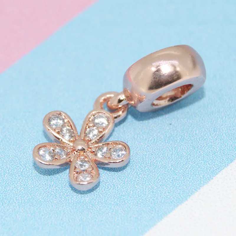 New 925 Silver Plated Rose Gold Feather Snowflakes Pineapple Fine Beads Fit Original Charms Bracelet Women DIY Jewelry XJ250607