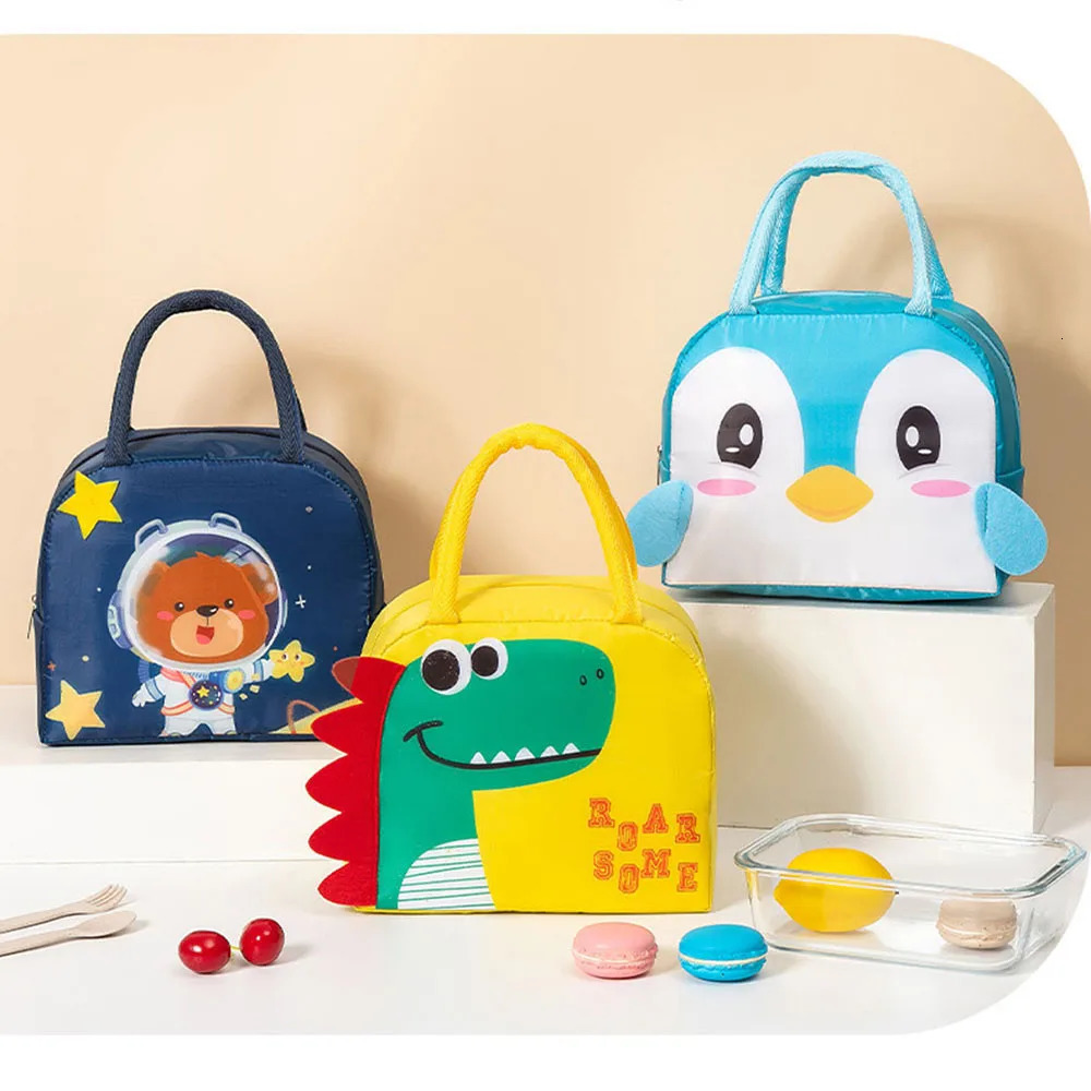 Thermal Bag Food Storage bag Student lunchbox cool bag Food Container for School small Thermal Lunch food Bag 250606