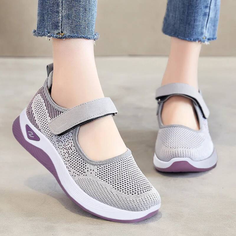 Ddmyoutdoor Ddmyoutdoor Women S Summer Mesh Thick Soled Breathable Platform Tennis Casual Walking Vulcanized Shoes Zapatillas Mujer Outdoor Outdoor Sh