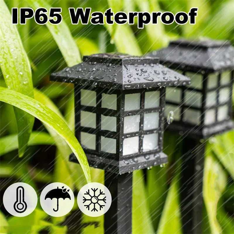 LED Solar Pathway Lights Lawn Lamp Outdoor Solar Lamp Decoration for Garden/Yard/Landscape/Patio/Driveway/Walkway Lighting W250607