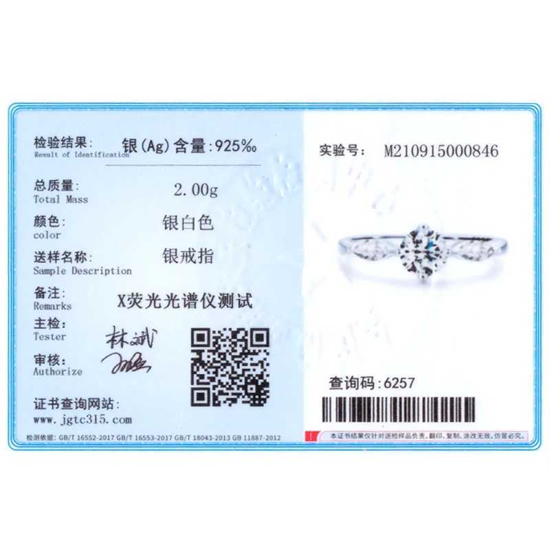 Ailmay 100% 925 Sterling Silver Fashion Sparkling 1.0ct Zirconia Finger Ring For Women Wedding Statement Fine Silver Jewelry XJ250606