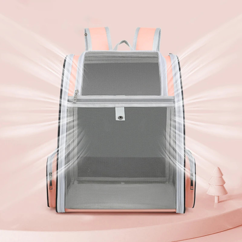 Pet Cat Bag Outdoor Travel Backpack for Cats Small Dogs Breathable Cat Carrying Bag Suitable for Cats Within 6kg 250603