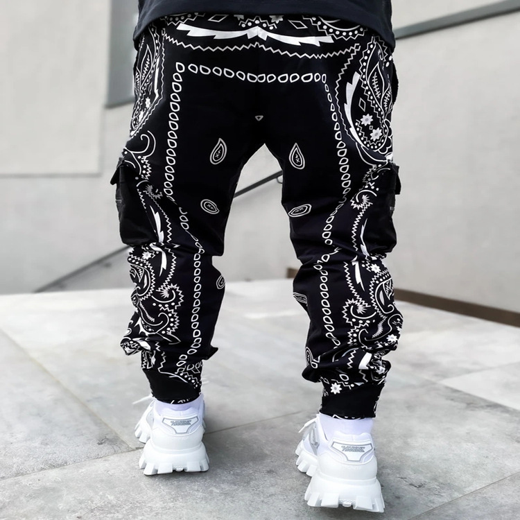 Designer Men's Harem Pants Men's Athletic Pants Casual Athletic Long Pants Men's Loose High-Street Multi-Pocket Cargo Pants Plus Sizes 