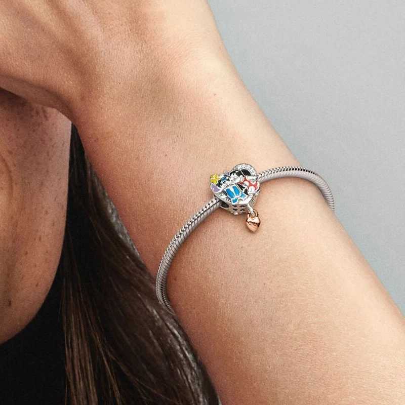 Hot Sale 925 Silver Balloon Robot Monster Skull Charm Beads Fit Original DIY Bracelets Pendant Luxury Birthday Gifts Jewelry XJ250607