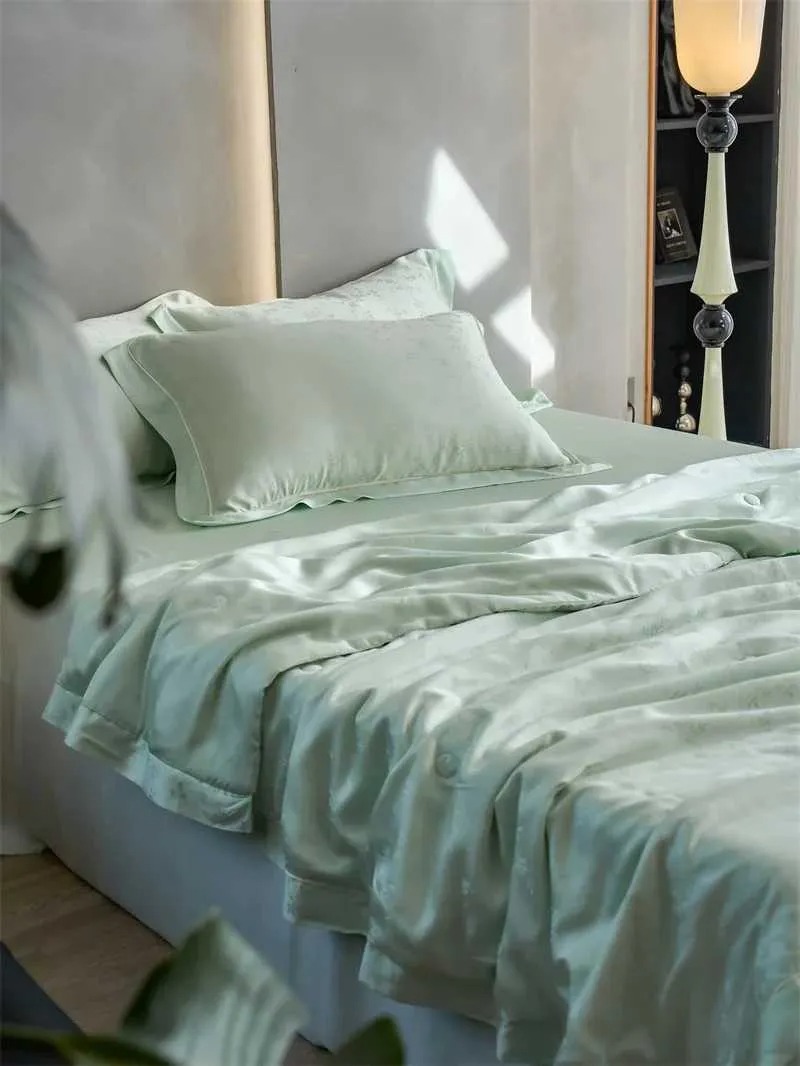 Solid Embroidered Bedspread Quilt Set 3Pcs Quilted Bedding Cotton Quilts Bed Covers Dwe74 Pillowcase Blanket King Queen Size Coverlets 252033 NNN