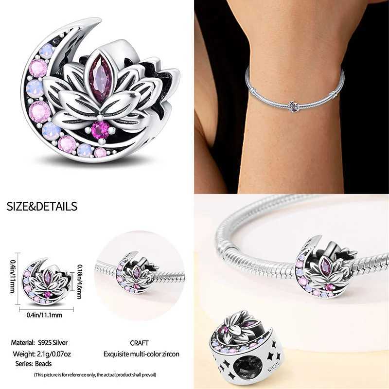 Hot Sale Keychain Charm 925 Sterling Silver Moments Keychain Charm Fit Original Brand Silver Beade Ladies Gift PAC180 XJ250607