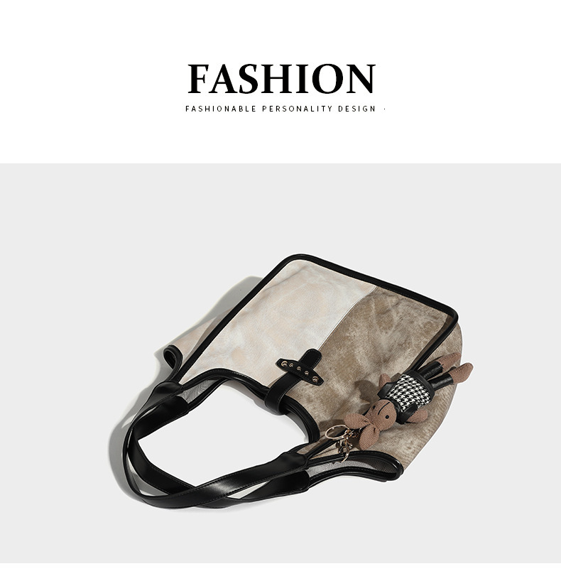 Free Shipping Designer Bags Luxury Rabbit Tote Bag 2025 Spring Summer New Vintage Fashion Commuter Bag Large Capacity Versatile Handbag Shoulder Bag