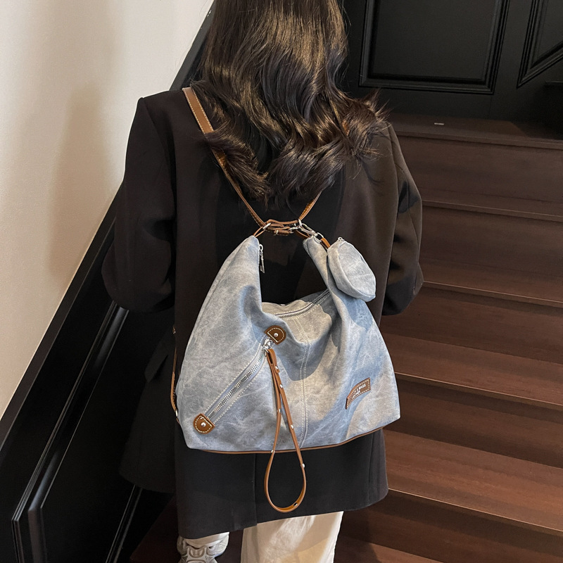 designer Vintage Large Capacity Commuter Tote Bag for Women 2025 New Korean Style Niche Shoulder Bag Multifunctional Fashion Bac